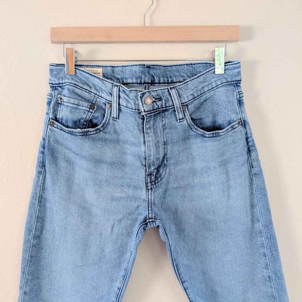 502‎ Taper Fit Levi's Flex Men's Jeans 29x30 Slim Stretch Casual Classic Denim - Picture 3 of 11
